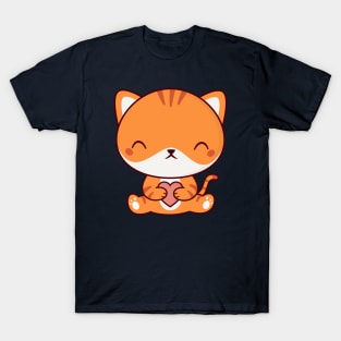 Kawaii Cute Kitten Cat T-Shirt